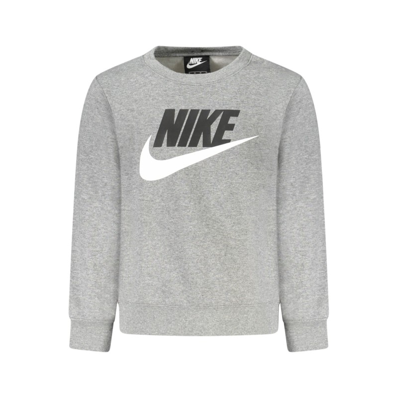 NIKE FELPA SENZA ZIP BAMBINO GRIGIO