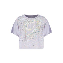 NIKE T-SHIRT MANICHE CORTE BAMBINA VIOLA
