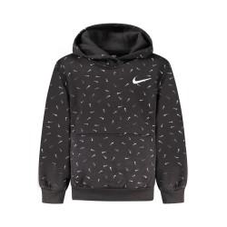 NIKE FELPA SENZA ZIP BAMBINA NERO