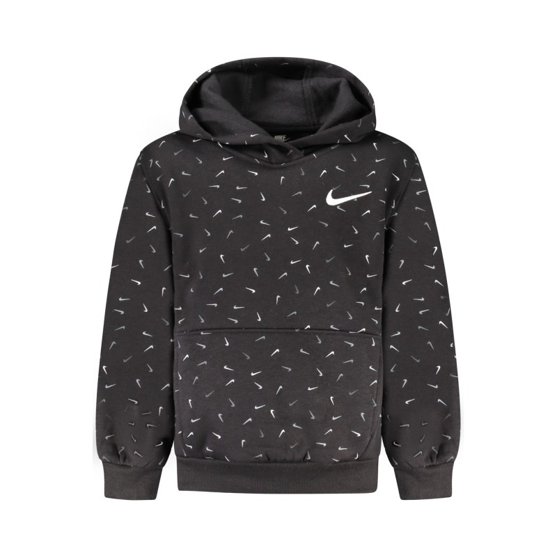 NIKE FELPA SENZA ZIP BAMBINA NERO