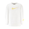 NIKE FELPA SENZA ZIP BAMBINA BIANCO