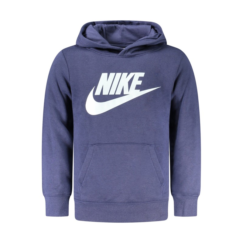 NIKE FELPA SENZA ZIP BAMBINO BLU