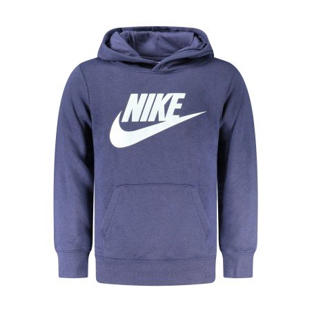 NIKE FELPA SENZA ZIP BAMBINO BLU