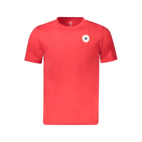 CONVERSE T-SHIRT MANICHE CORTE BAMBINO ROSSO