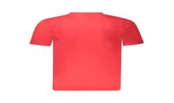 CONVERSE T-SHIRT MANICHE CORTE BAMBINO ROSSO