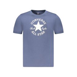 CONVERSE T-SHIRT MANICHE CORTE BAMBINO BLU