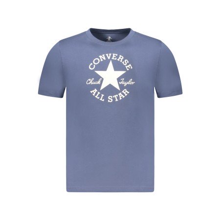 CONVERSE T-SHIRT MANICHE CORTE BAMBINO BLU