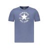 CONVERSE T-SHIRT MANICHE CORTE BAMBINO BLU