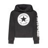 CONVERSE FELPA SENZA ZIP BAMBINA NERO