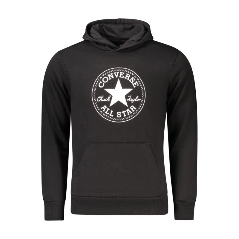 CONVERSE FELPA SENZA ZIP BAMBINO NERO