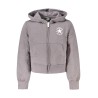 CONVERSE FELPA CON ZIP BAMBINA GRIGIO