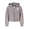 CONVERSE FELPA CON ZIP BAMBINA GRIGIO
