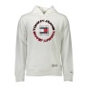 TOMMY HILFIGER FELPA SENZA ZIP UOMO BIANCO