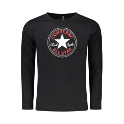 CONVERSE T-SHIRT MANICHE LUNGHE BAMBINO NERO