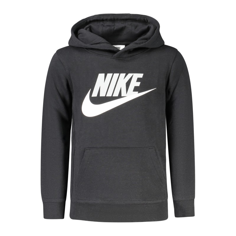 NIKE FELPA SENZA ZIP BAMBINO NERO