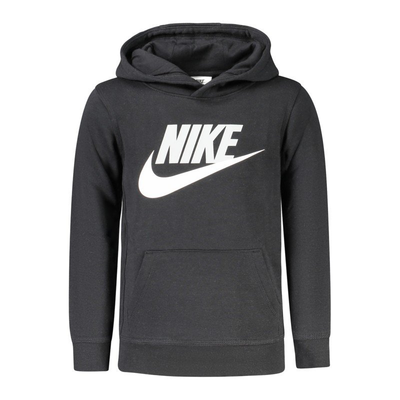 NIKE FELPA SENZA ZIP BAMBINO NERO