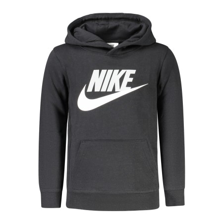 NIKE FELPA SENZA ZIP BAMBINO NERO