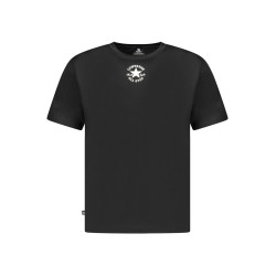 CONVERSE T-SHIRT MANICHE CORTE BAMBINO NERO