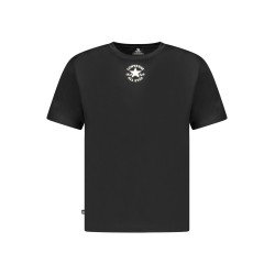 CONVERSE T-SHIRT MANICHE CORTE BAMBINO NERO