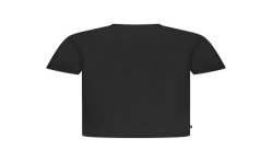 CONVERSE T-SHIRT MANICHE CORTE BAMBINO NERO