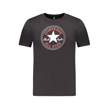 CONVERSE T-SHIRT MANICHE CORTE BAMBINO NERO