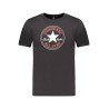 CONVERSE T-SHIRT MANICHE CORTE BAMBINO NERO