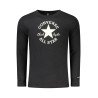 CONVERSE T-SHIRT MANICHE LUNGHE BAMBINO NERO