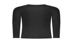 CONVERSE T-SHIRT MANICHE LUNGHE BAMBINO NERO