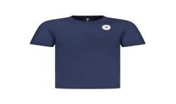 CONVERSE T-SHIRT MANICHE CORTE BAMBINO BLU
