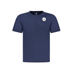 CONVERSE T-SHIRT MANICHE CORTE BAMBINO BLU