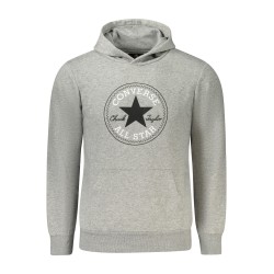 CONVERSE FELPA SENZA ZIP BAMBINO GRIGIO