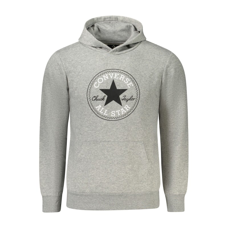 CONVERSE FELPA SENZA ZIP BAMBINO GRIGIO