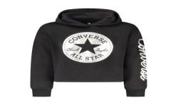 CONVERSE FELPA SENZA ZIP BAMBINA NERO
