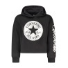 CONVERSE FELPA SENZA ZIP BAMBINA NERO