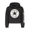 CONVERSE FELPA SENZA ZIP BAMBINA NERO