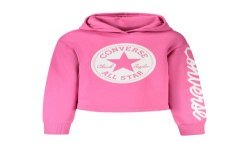 CONVERSE FELPA SENZA ZIP BAMBINA ROSA