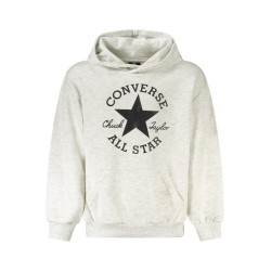 CONVERSE FELPA SENZA ZIP BAMBINO GRIGIO