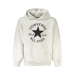 CONVERSE FELPA SENZA ZIP BAMBINO GRIGIO