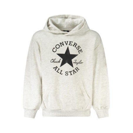 CONVERSE FELPA SENZA ZIP BAMBINO GRIGIO