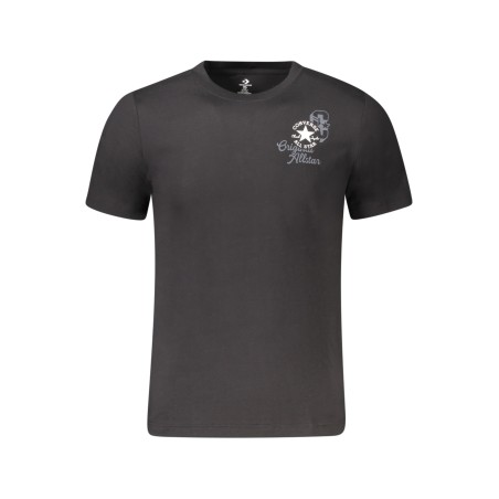 CONVERSE T-SHIRT MANICHE CORTE BAMBINO NERO