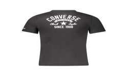 CONVERSE T-SHIRT MANICHE CORTE BAMBINO NERO