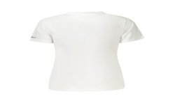 CONVERSE T-SHIRT MANICHE CORTE BAMBINA BIANCO