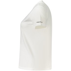 CONVERSE T-SHIRT MANICHE CORTE BAMBINA BIANCO