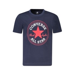 CONVERSE T-SHIRT MANICHE CORTE BAMBINO BLU