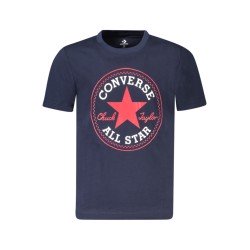 CONVERSE T-SHIRT MANICHE CORTE BAMBINO BLU