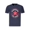 CONVERSE T-SHIRT MANICHE CORTE BAMBINO BLU