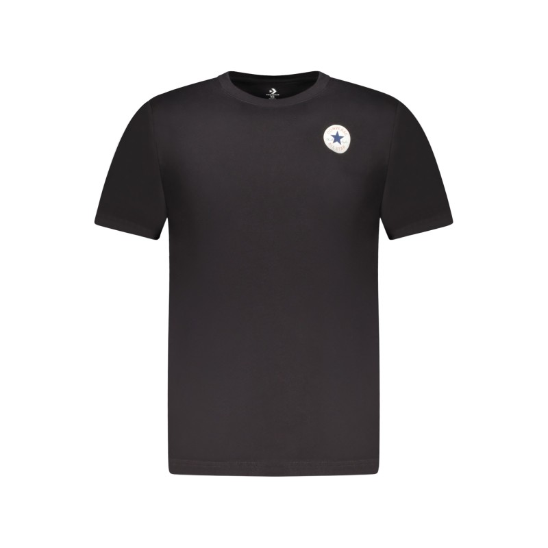 CONVERSE T-SHIRT MANICHE CORTE BAMBINO NERO