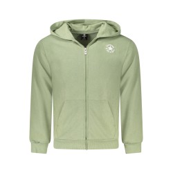 CONVERSE FELPA CON ZIP BAMBINO VERDE