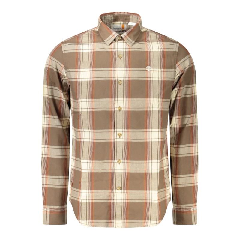 TIMBERLAND CAMICIA MANICHE LUNGHE UOMO MARRONE