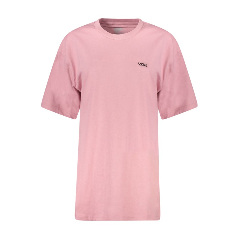 VANS T-SHIRT MANICHE CORTE DONNA ROSA